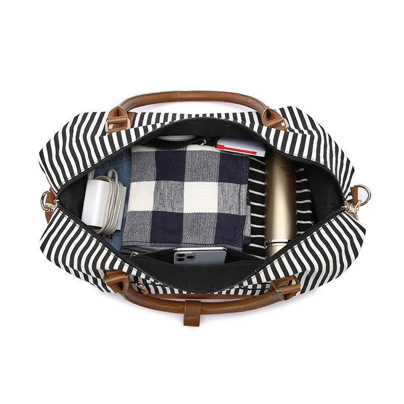 Nova Striped Travel Bag