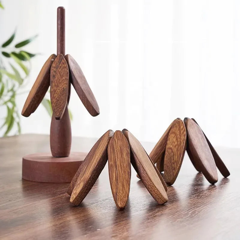 Wooden Christmas Coaster Tree