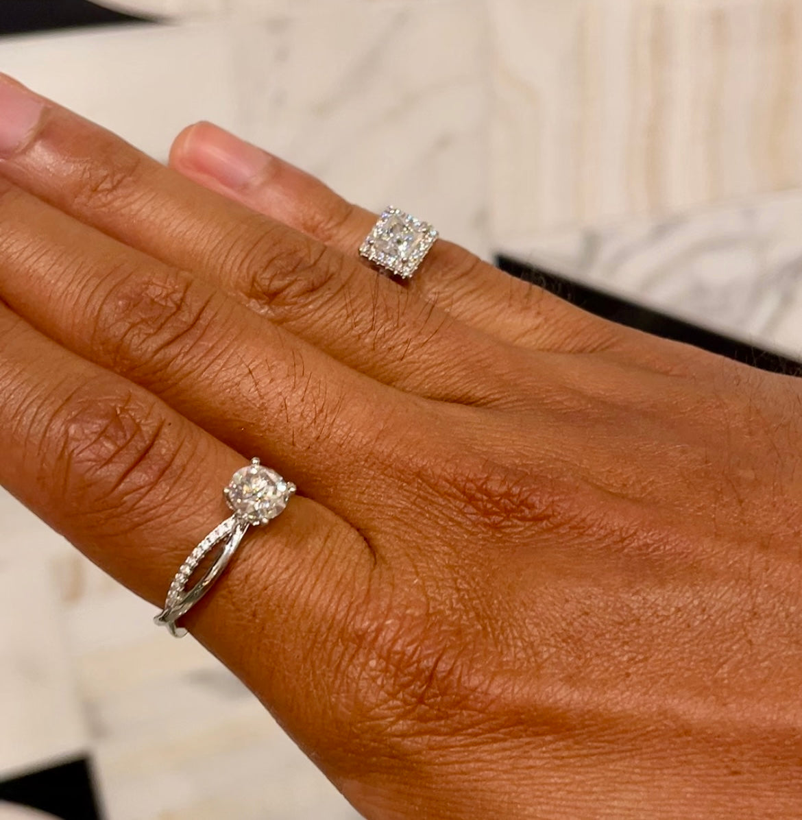 Princess Cut Ring (Infinity)