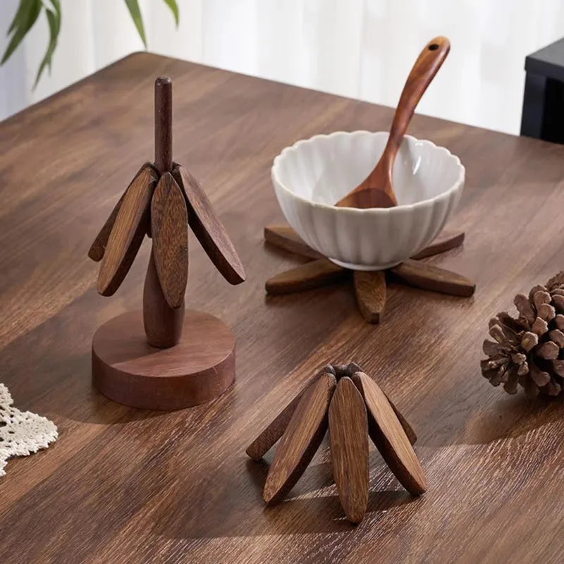 Wooden Christmas Coaster Tree