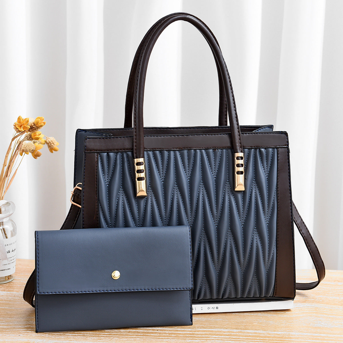 Nova Striped Shoulder Bag