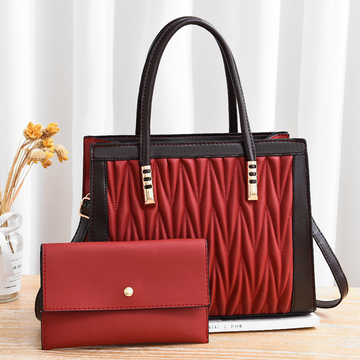 Nova Striped Shoulder Bag