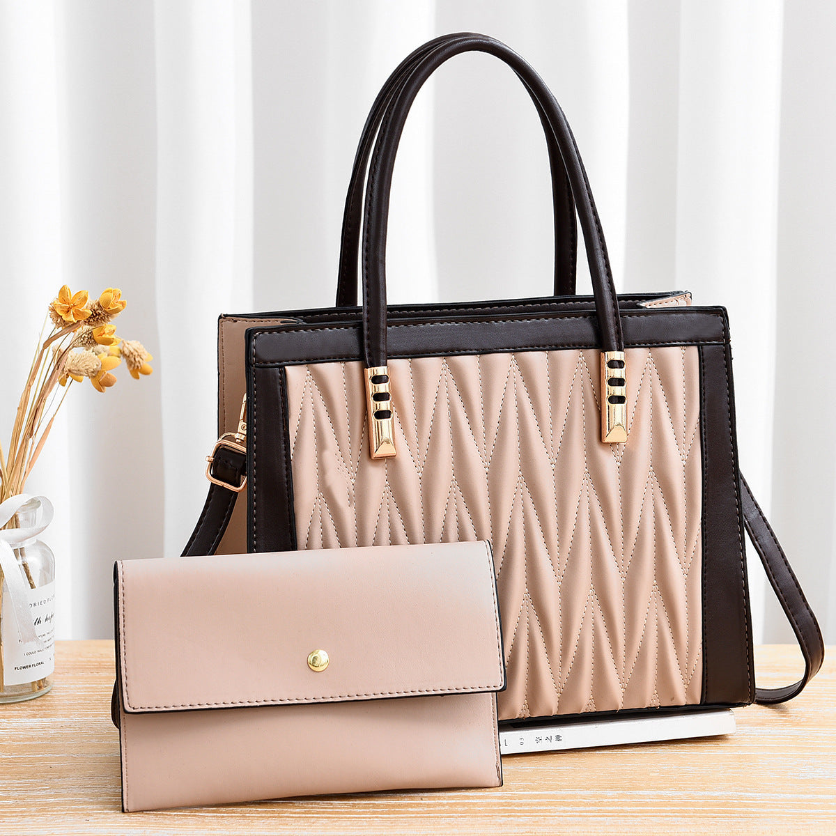 Nova Striped Shoulder Bag